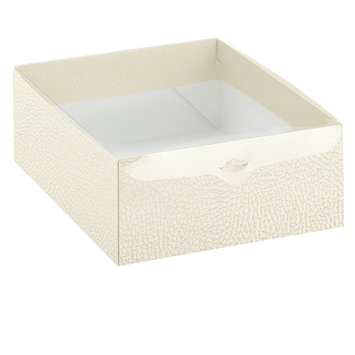 Scatola Bassa per dolci con Coperchio Trasparente