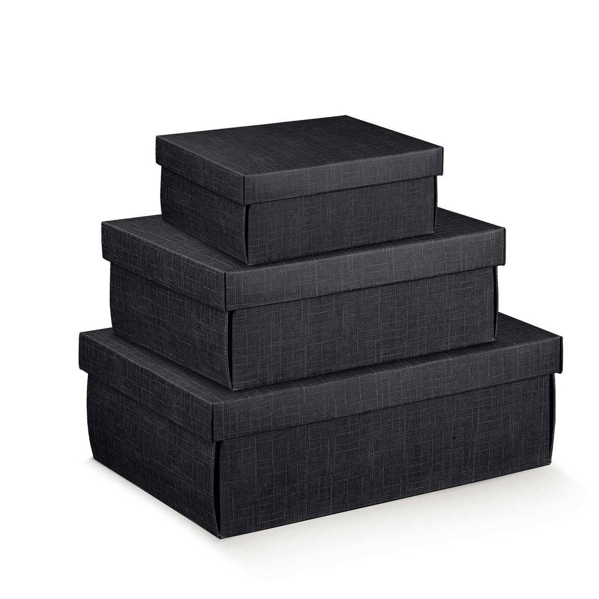 Scatole Regalo Seta Fondo e Coperchio Bianca o Nera