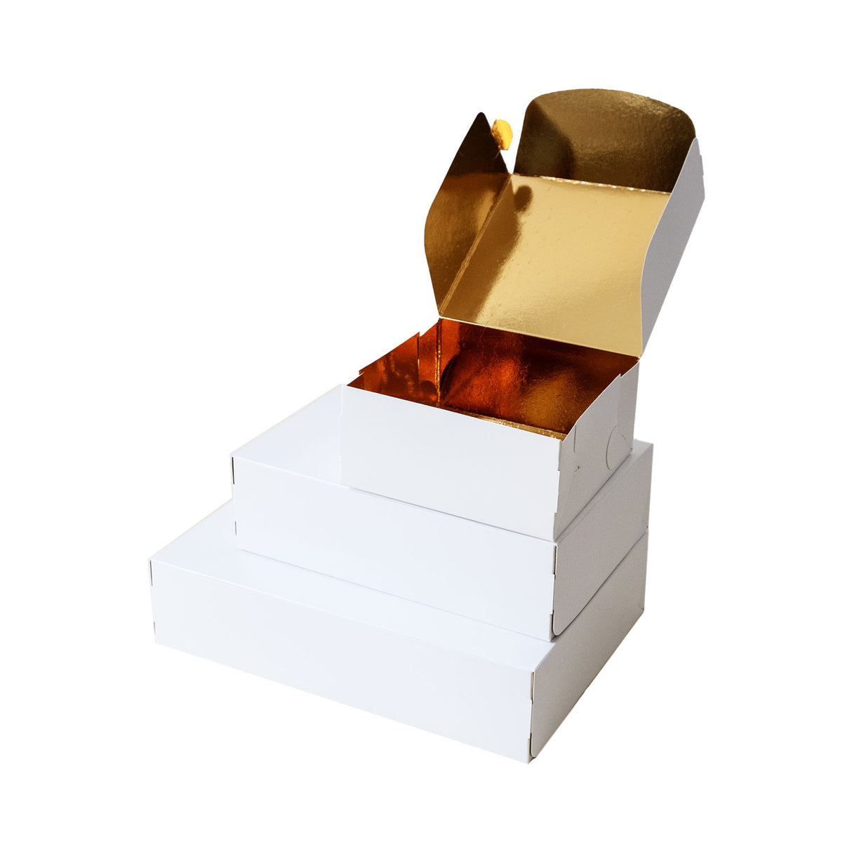 Scatola Portapaste Rettangolare Personalizzata Interno Oro