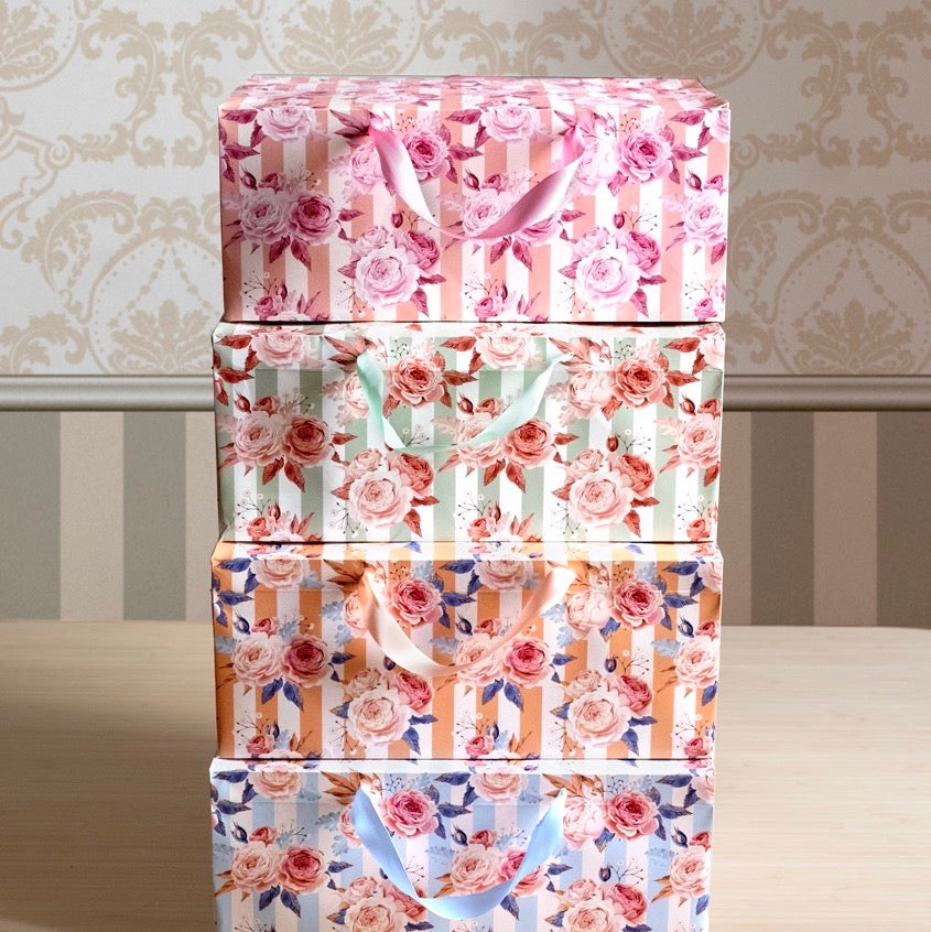 Bag Box Rose Shabby Chic Mix