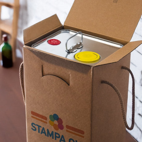 Scatola Regalo per Latta Olio da 5 lt Personalizzabile