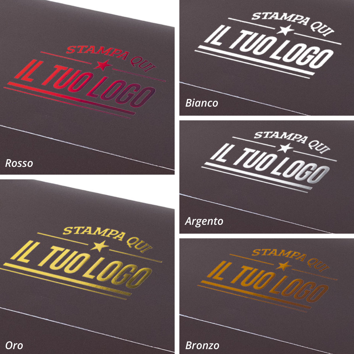 Scatola Portapaste Rettangolare Personalizzata Interno Oro