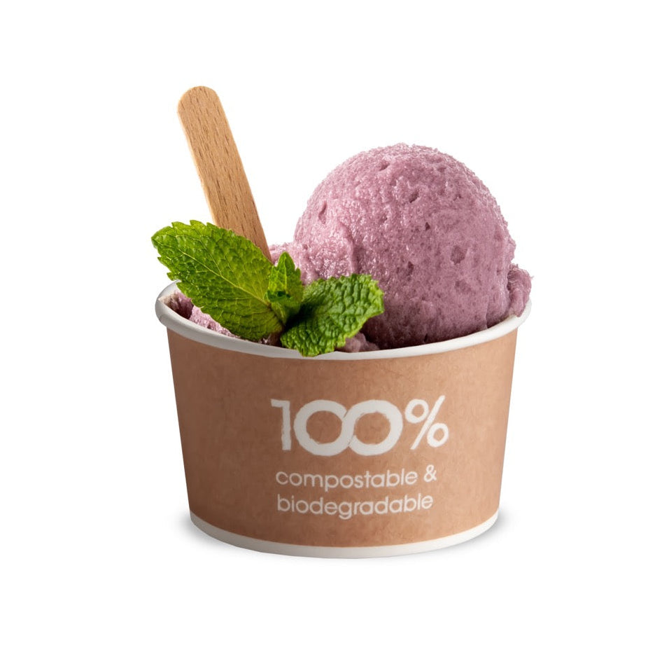Coppetta in Carta Compostabile per Gelato e Yogurt
