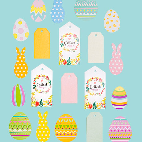 Tag Uova di Pasqua Small Mix Colori
