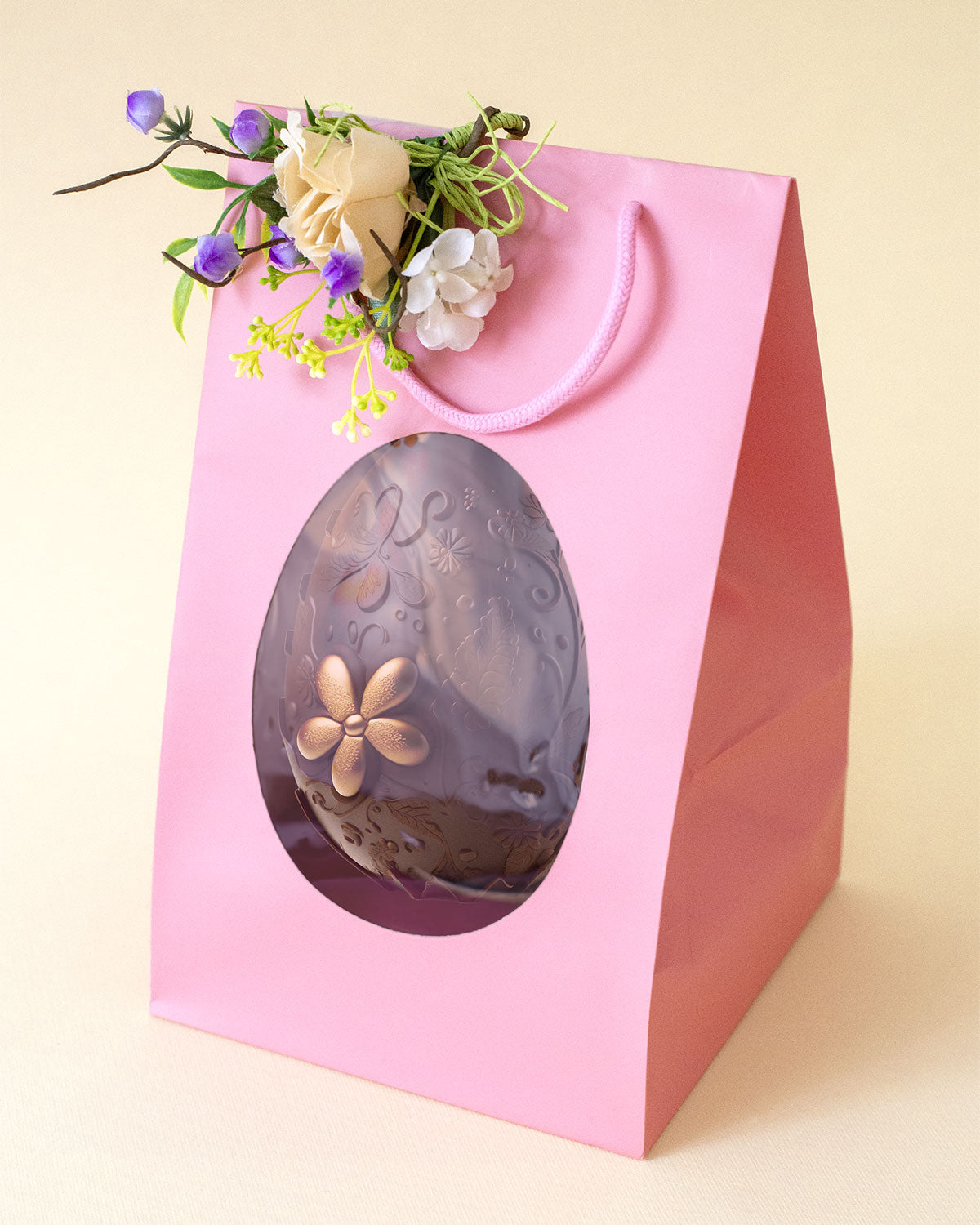 Shopper Lusso Opaca per Uova di Pasqua