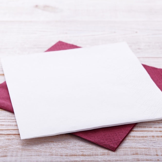 Tovaglioli Tissue Unicolor 25x25 cm