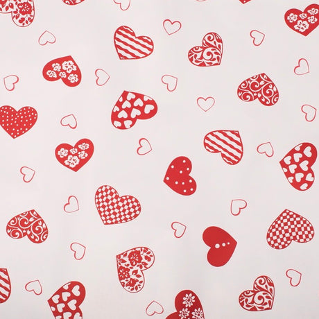 Buste Regalo Fantasia Cuori Rosso