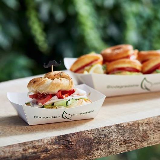 Vaschetta in Cartoncino e PLA Bio