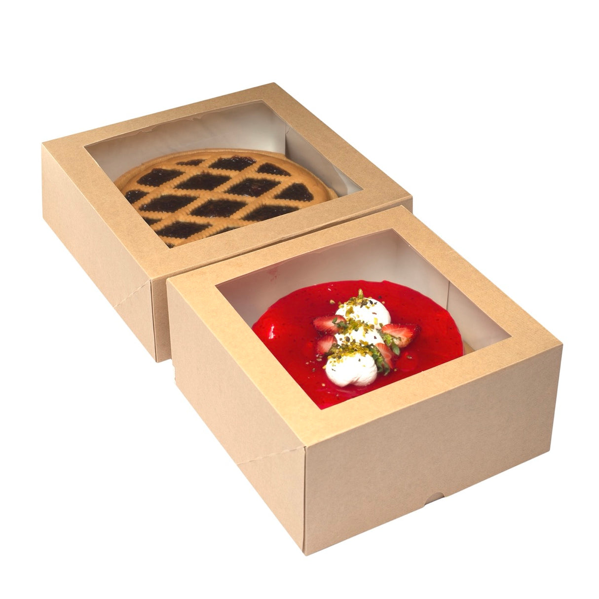 Scatole Pasticceria con Finestra in Cartone Onda Nano-micro