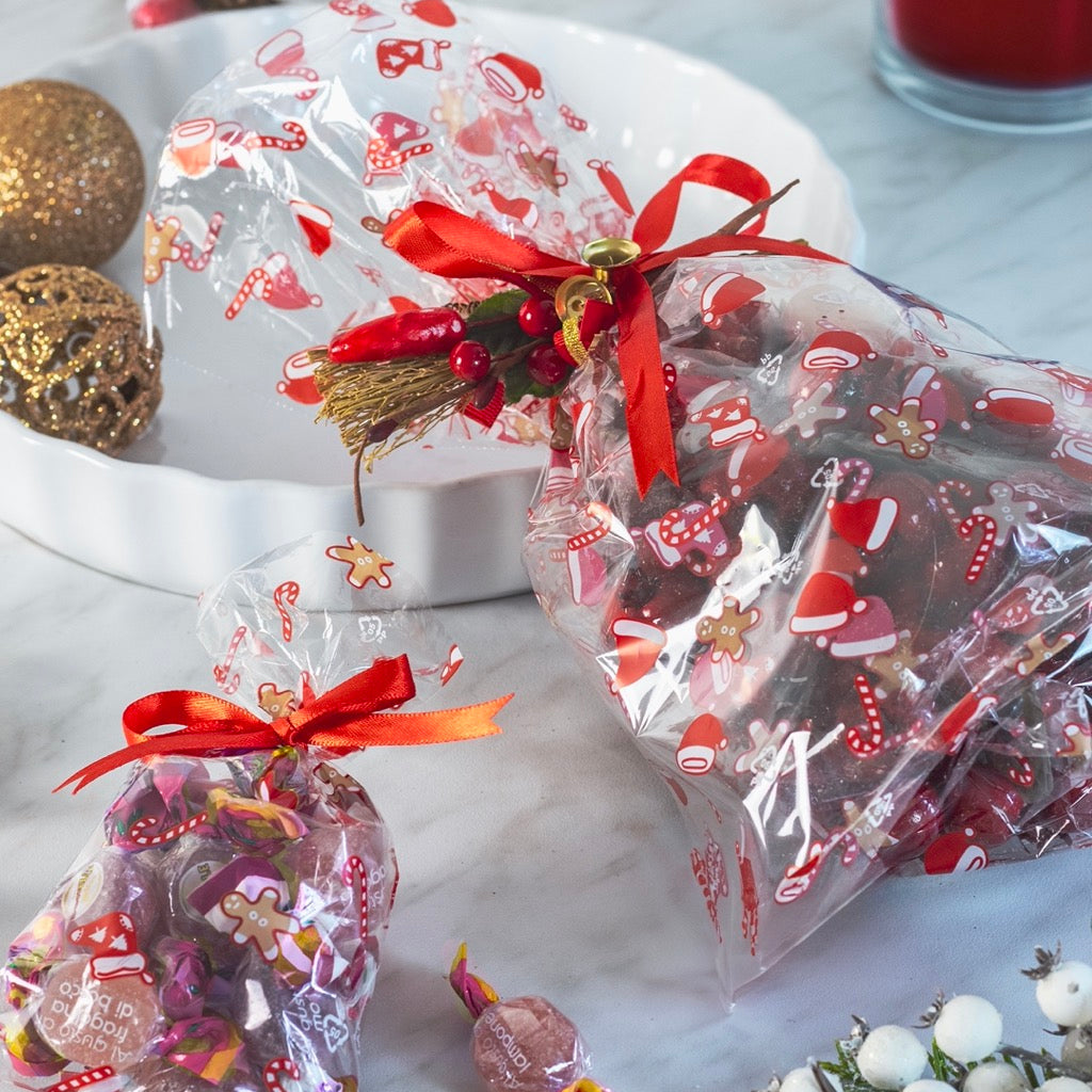 Sacchetti Natalizi Alimentari Fondo quadro Christmas Party