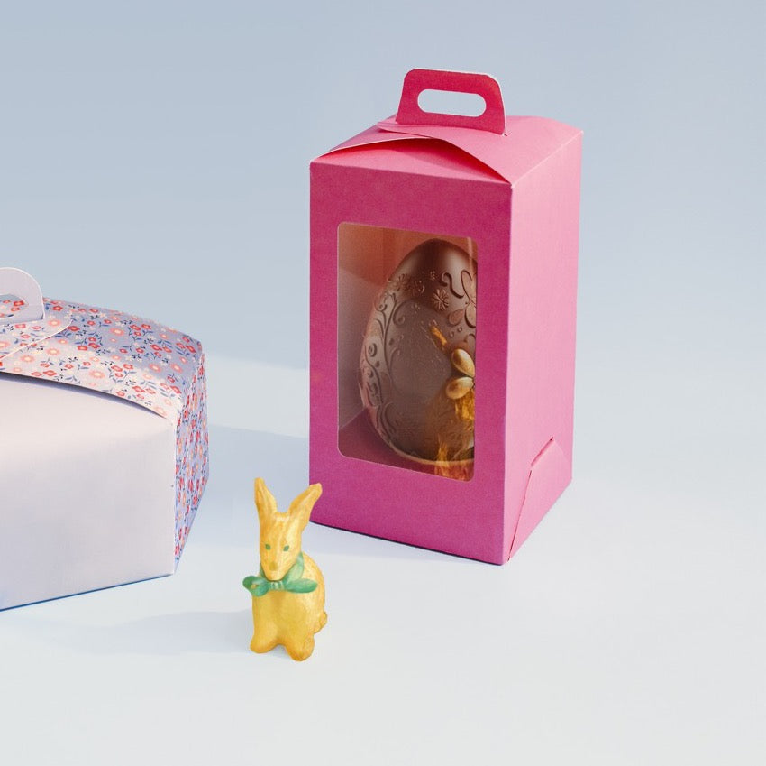 Scatole Porta Uovo con Fondo e Manico