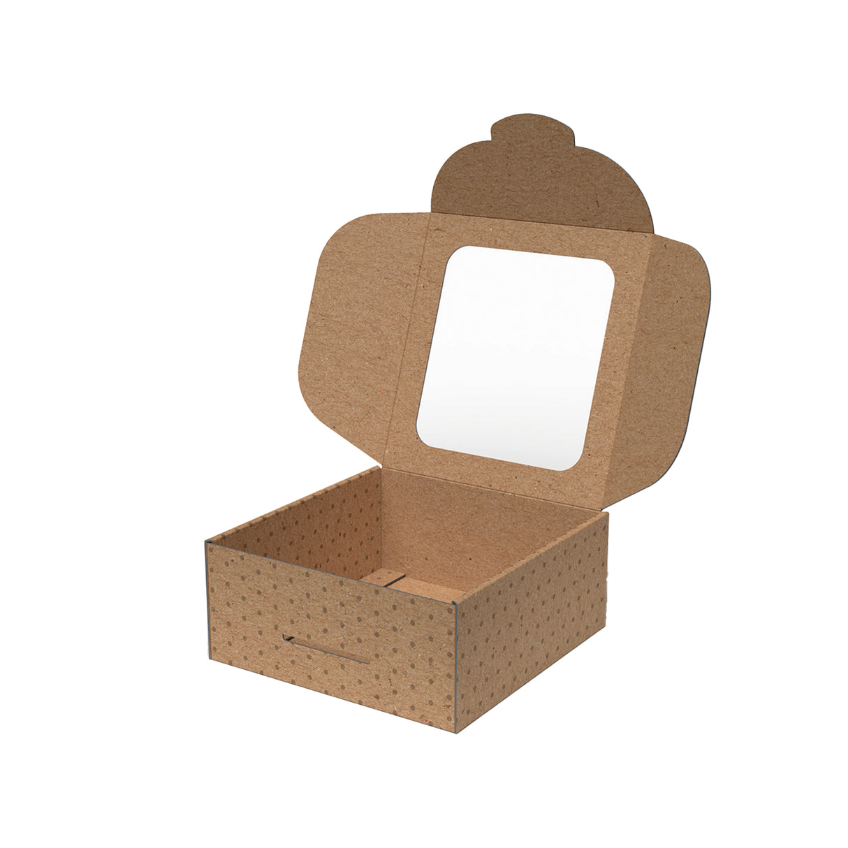 Scatole Regalo con Finestra e Pois