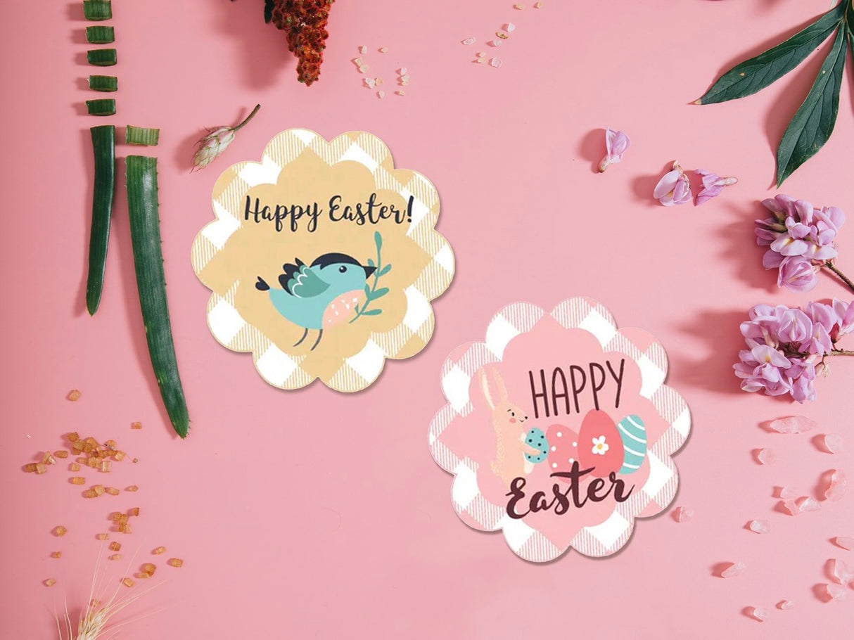 Etichetta Pasqua Happy Easter