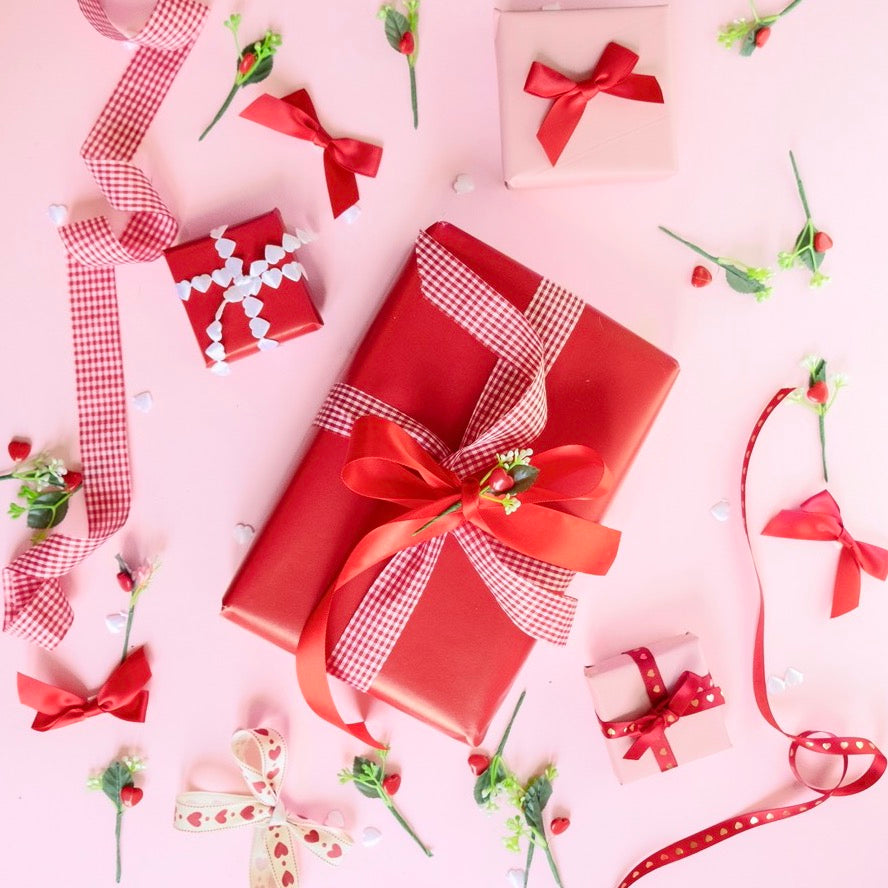 Pick Cuore Rosso con Gambo Flessibile