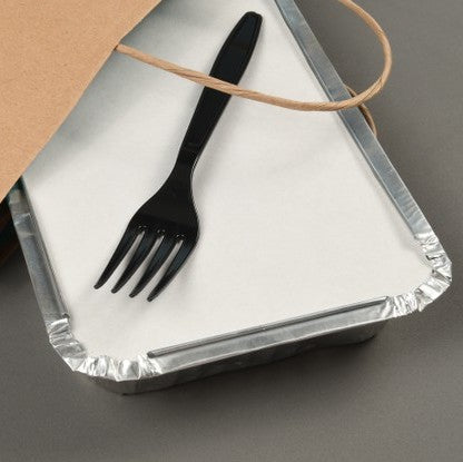 Vaschetta di Alluminio con Coperchio Bordo L