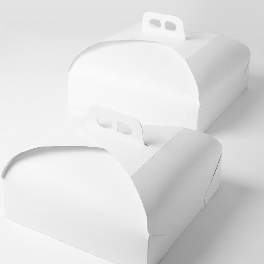 Scatola per torta quadrata damascato pura cellulosa