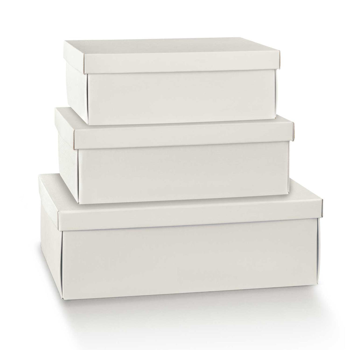 Scatole Regalo Seta Fondo e Coperchio Bianca o Nera