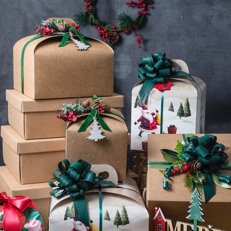 Scatola Portapanettone Kraft Avana