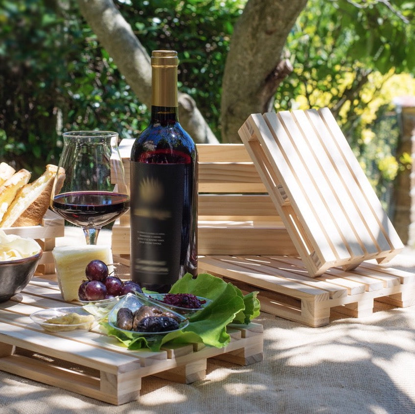 Mini Pallet in Legno per Aperitivi