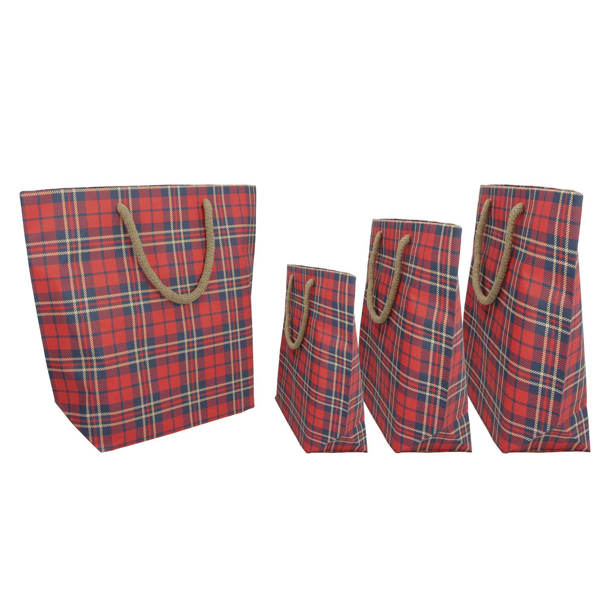 Shopper Carta Linea Cemento Tartan