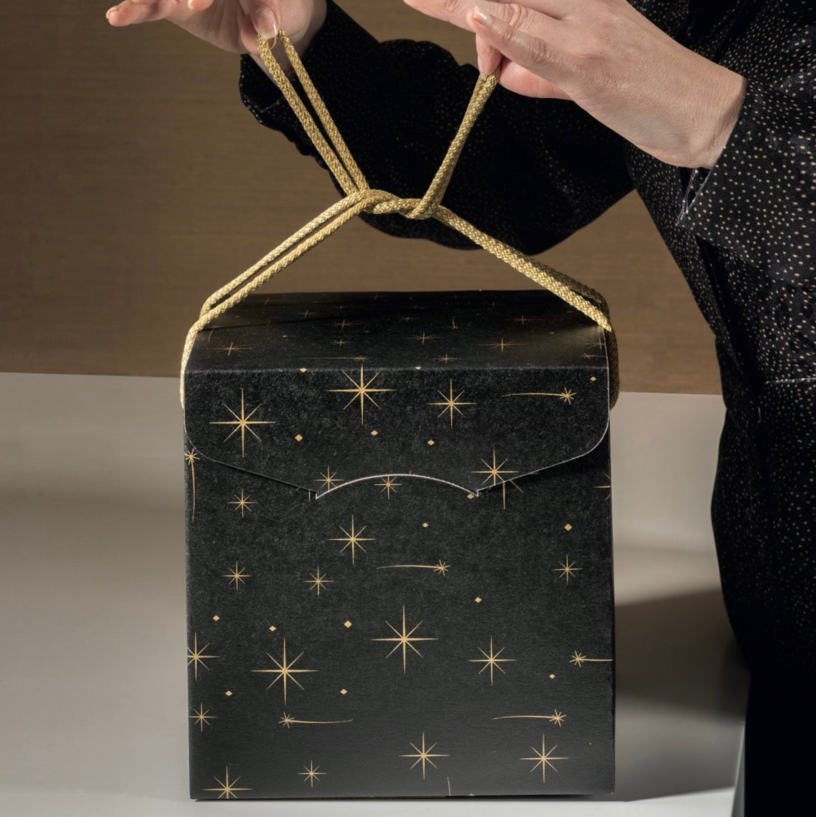 Scatola Notte Stellata c/cordini