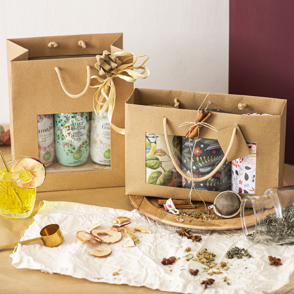 Shopper Carta Kraft Lusso Orizzontale