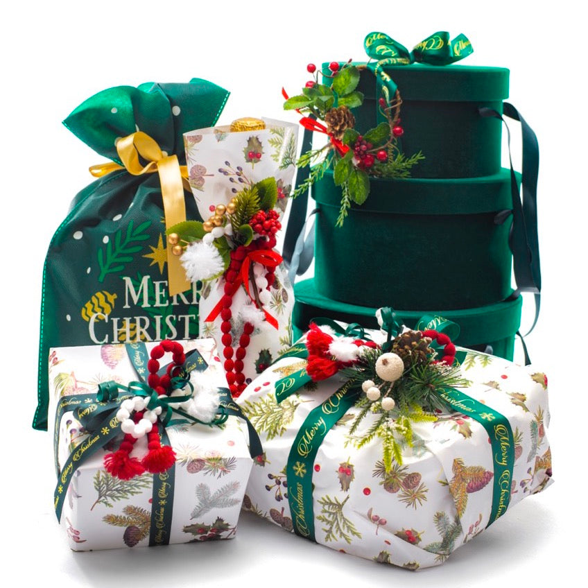 Nastro Doppio Raso Merry Christmas