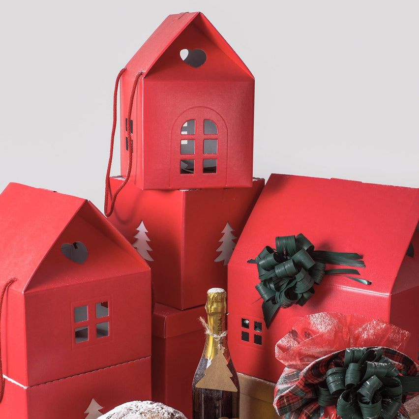 Casetta con Cordini Rossa