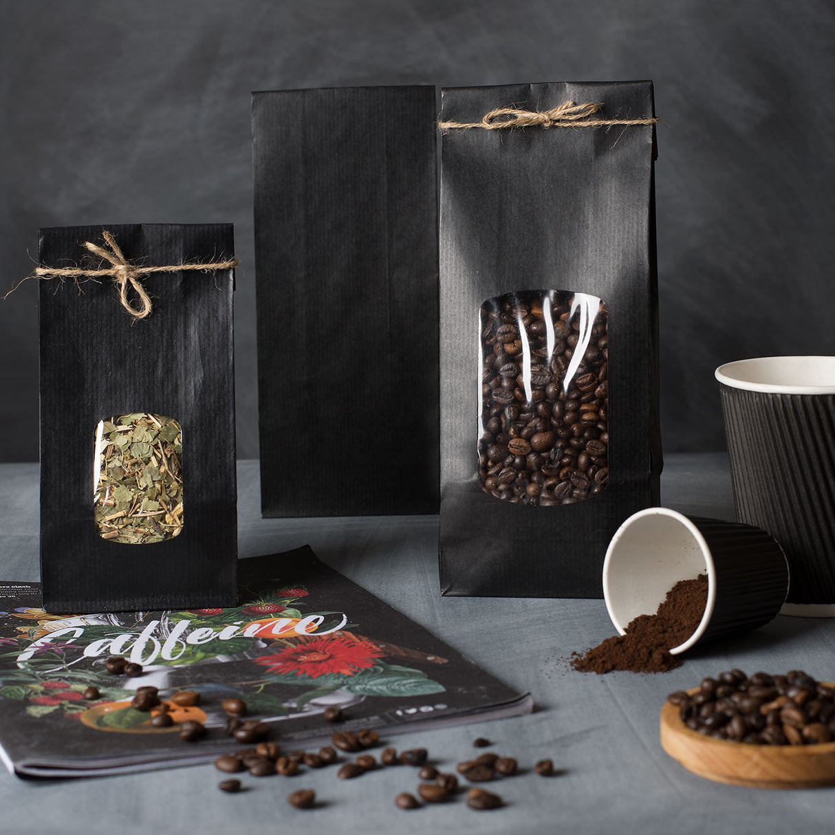 Sacchetti Carta per alimenti con finestra