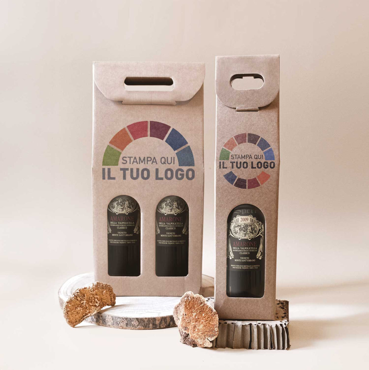 Scatole per Bottiglie in Cartone Personalizzate a Colori