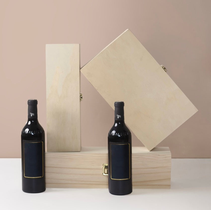 Cofanetto per Bottiglie in Legno di Pino