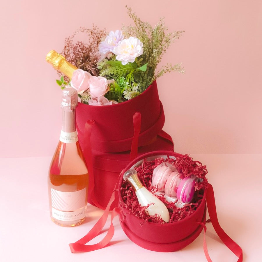 Set 3 Cappelliere in Velluto