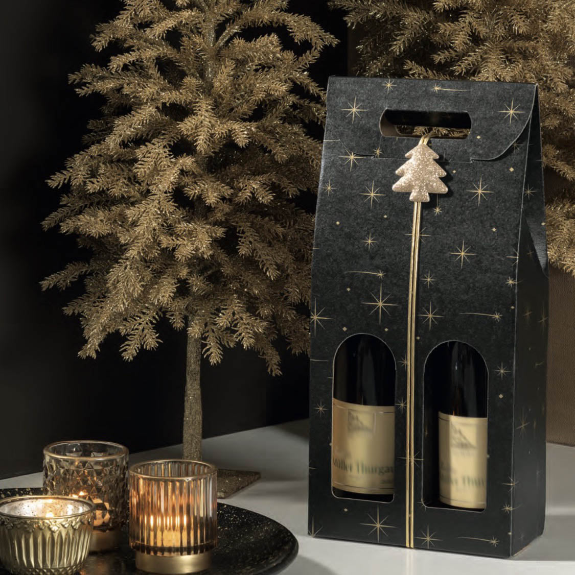 Scatole Portabottiglie Notte Stellata