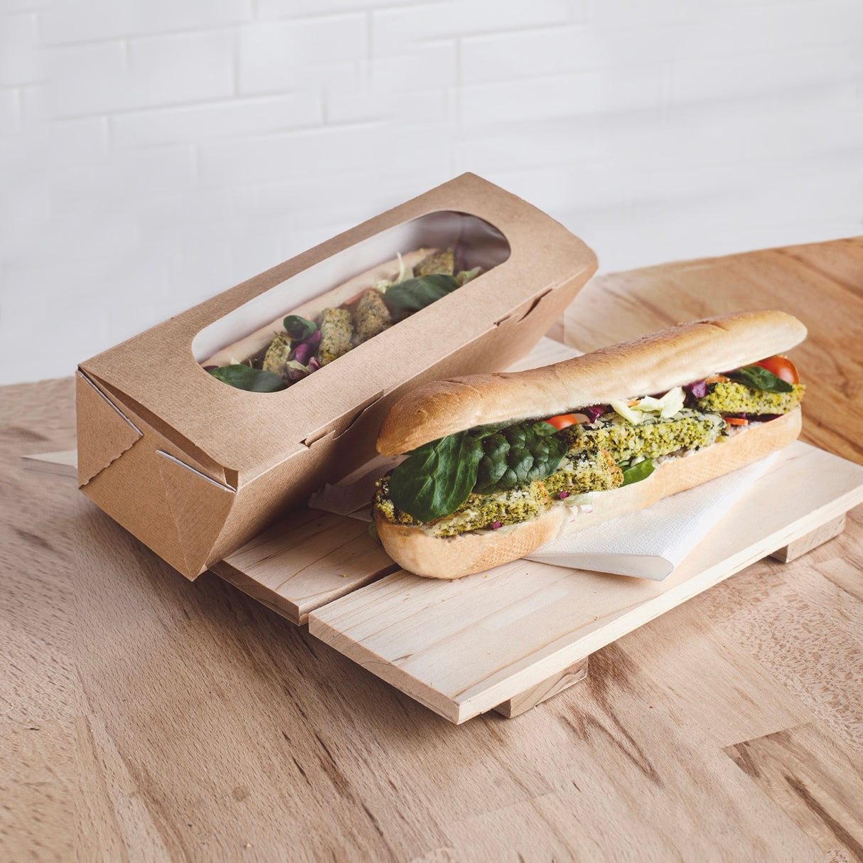 Scatole porta Panino e Baguette in Cartone Onda Nano-micro