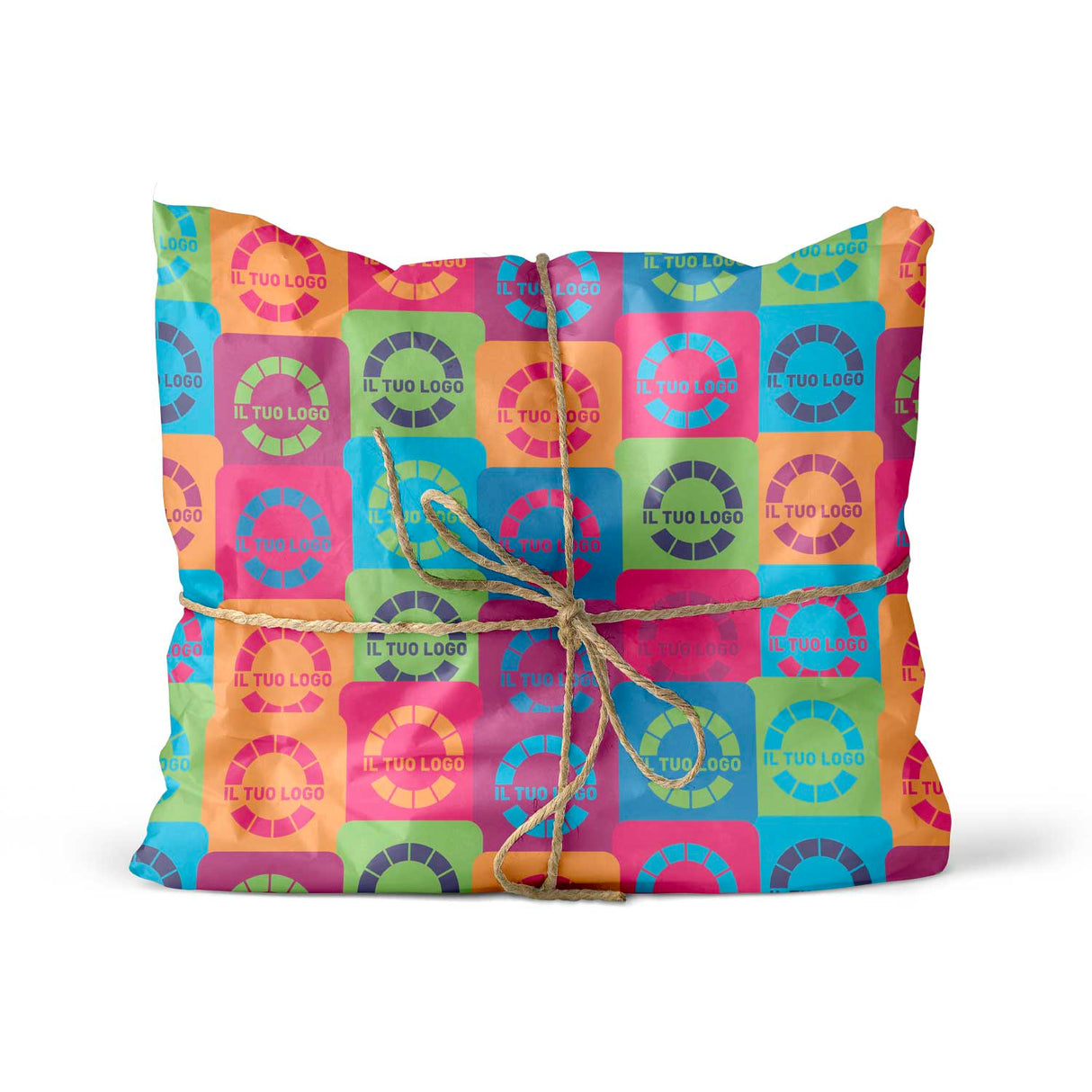 Carta Velina Bianca Personalizzata a Colori