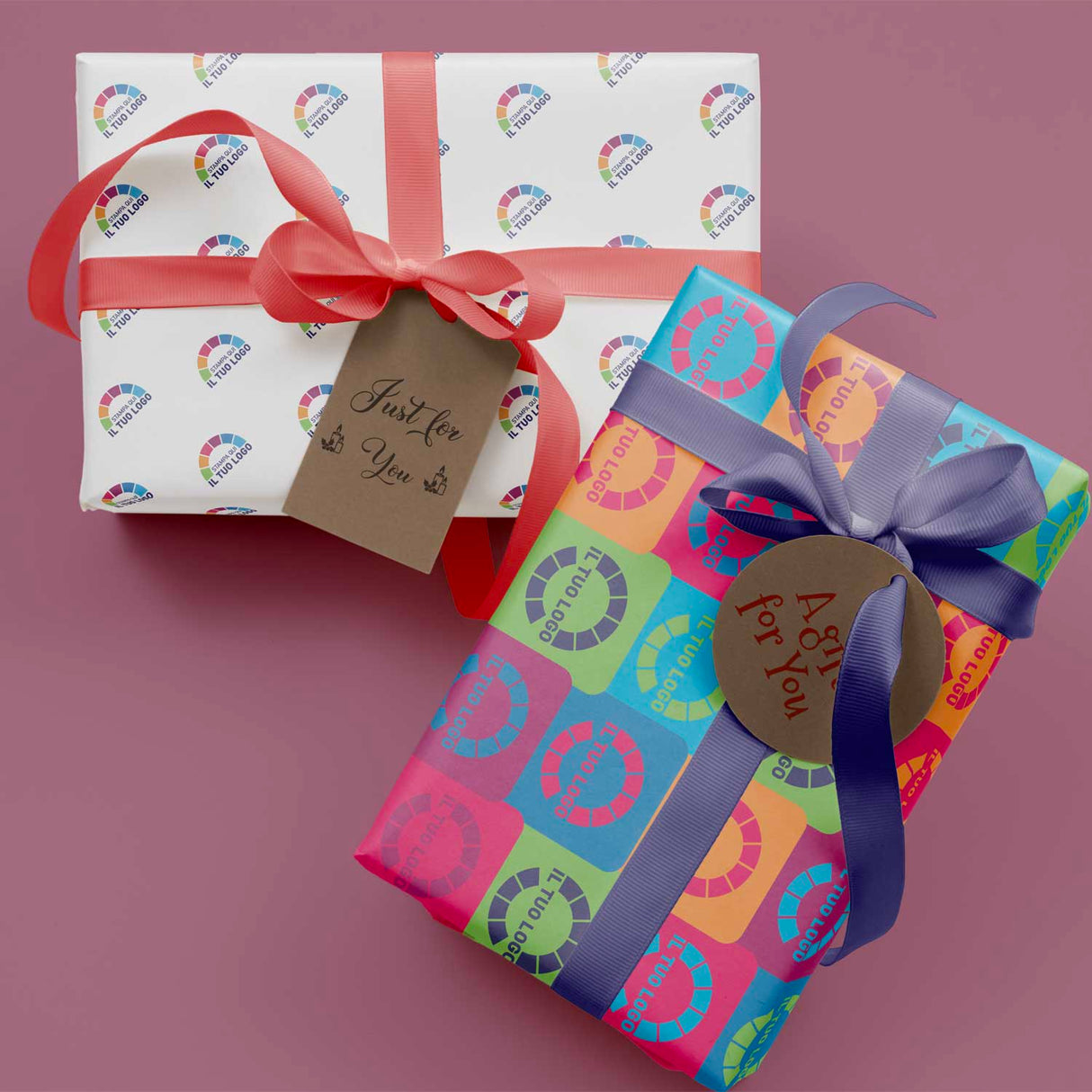 Carta Regalo in Fogli Personalizzata a Colori