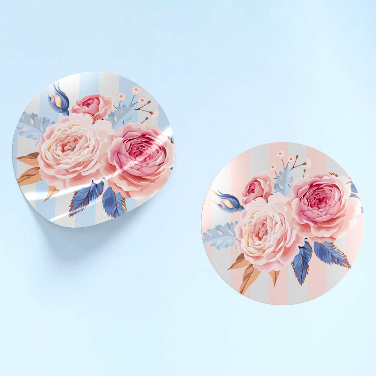 Etichette Adesive Rose Mix