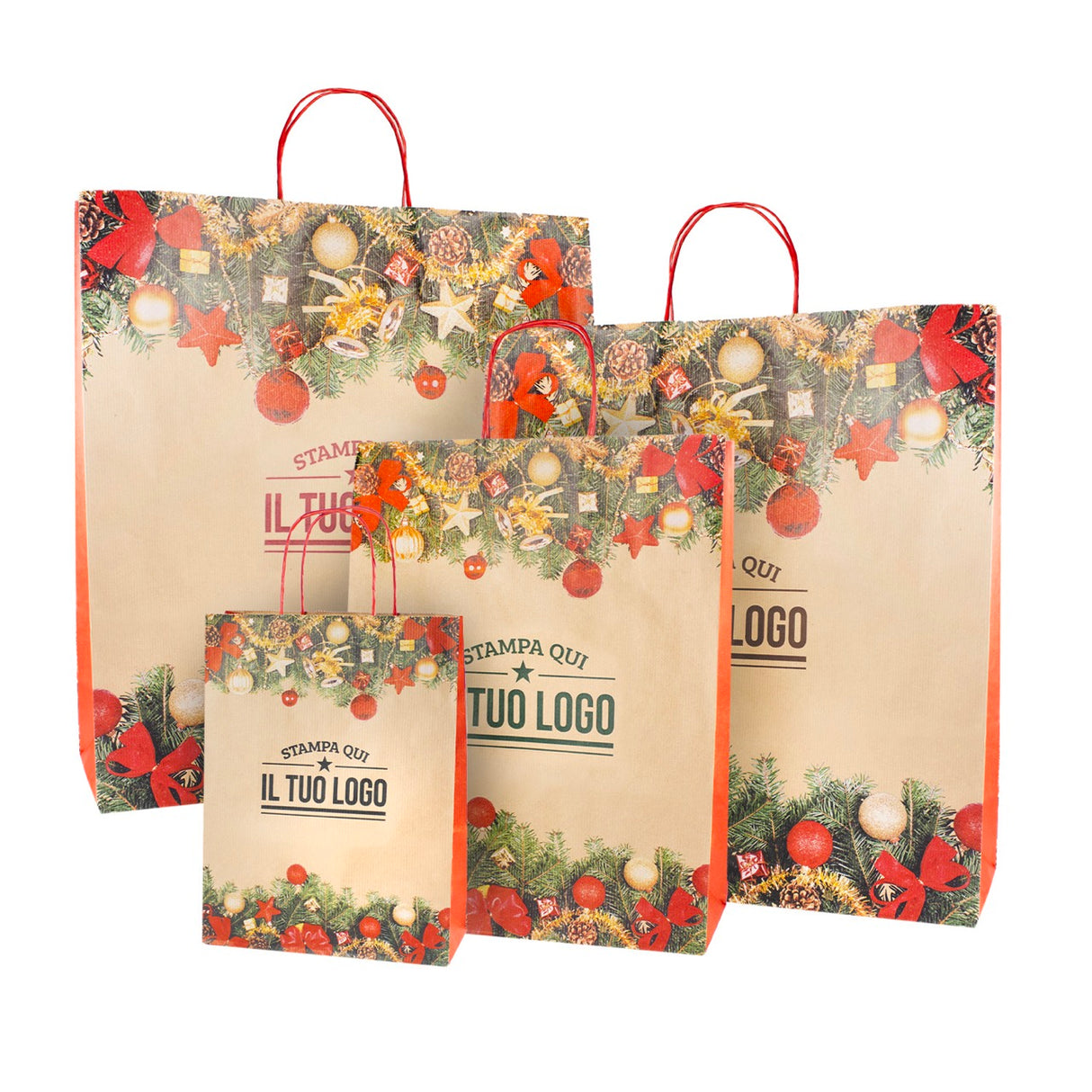 Shopper Carta Natale Personalizzabile