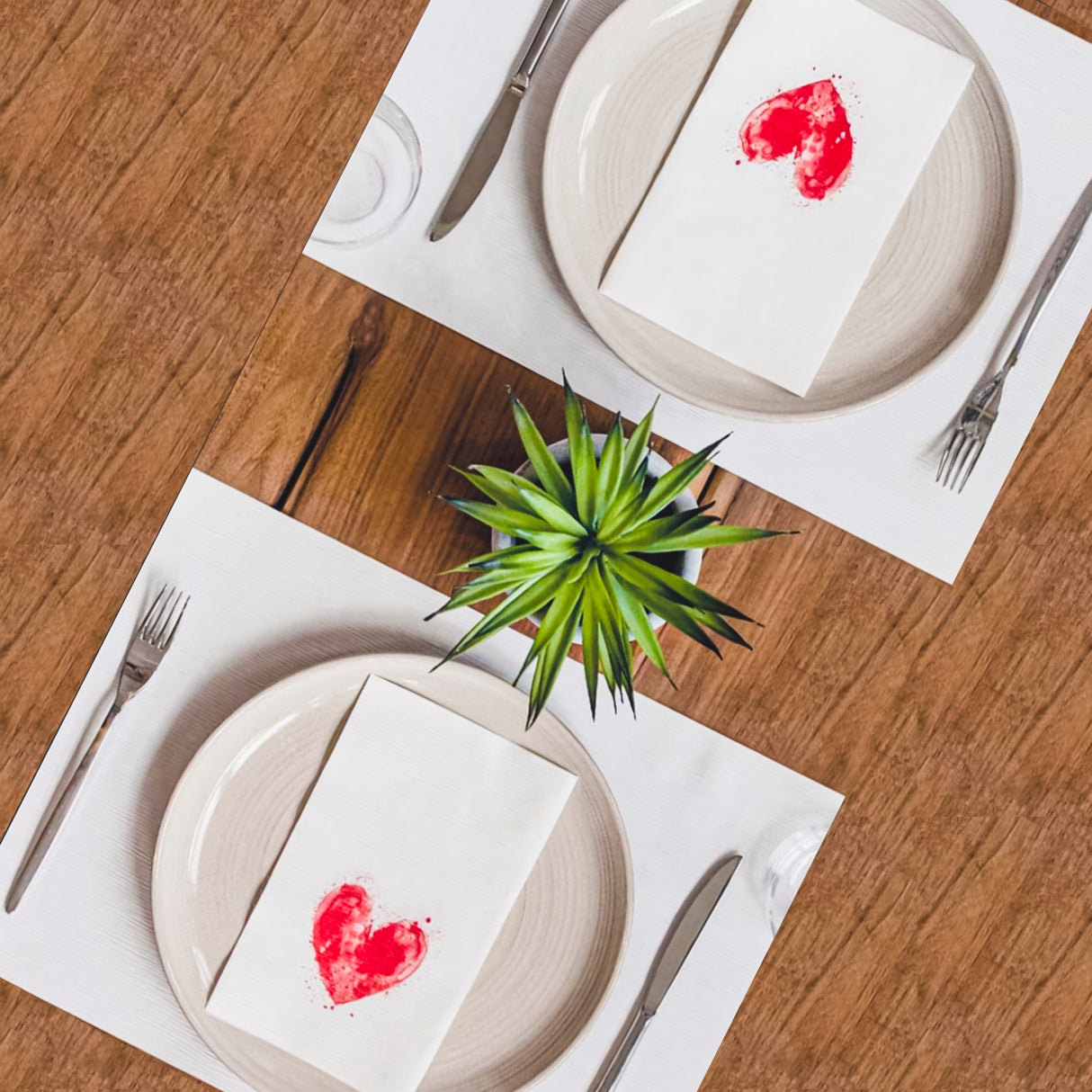 Tovagliolo Cuore in pura cellulosa