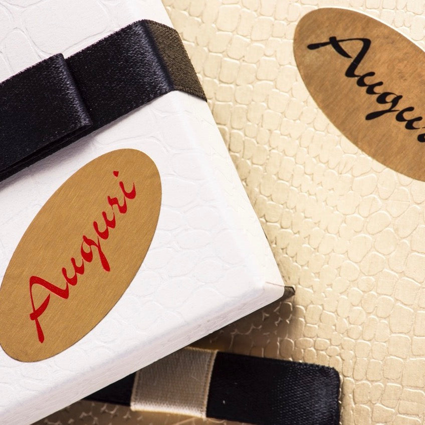 Etichetta Adesiva Ovale Auguri