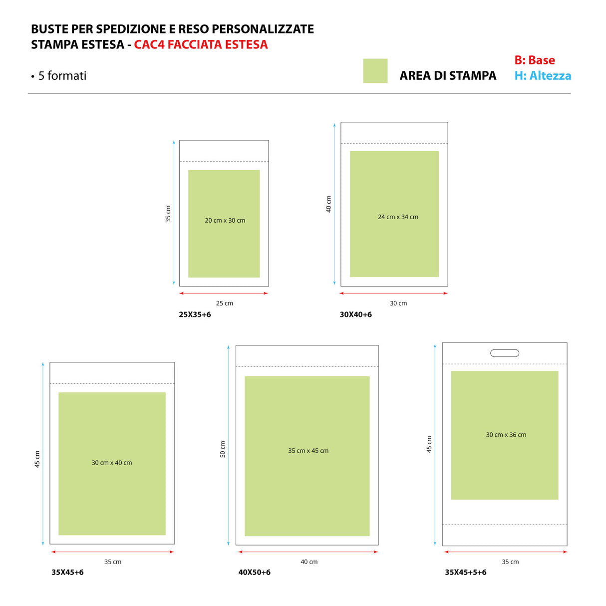 Buste Flyer per Spedizione e Reso Personalizzate
