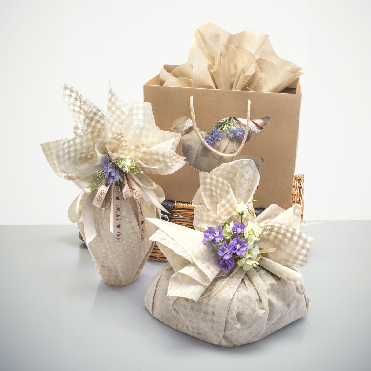 Shopper Pasticceria con Finestra Avana