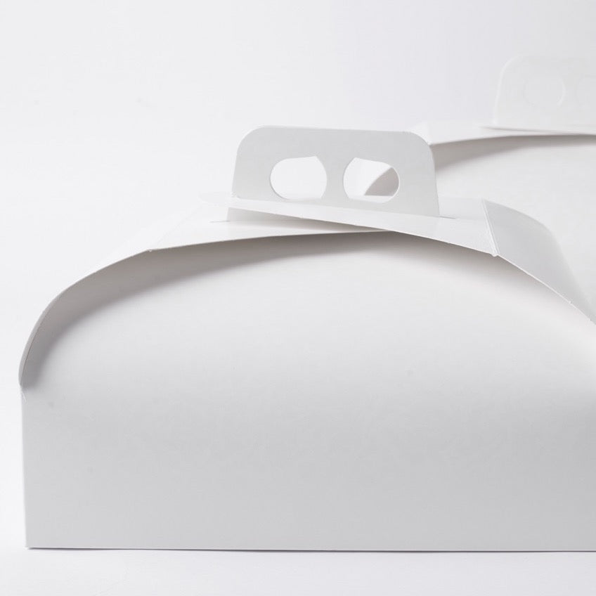 Scatola per torta quadrata damascato pura cellulosa