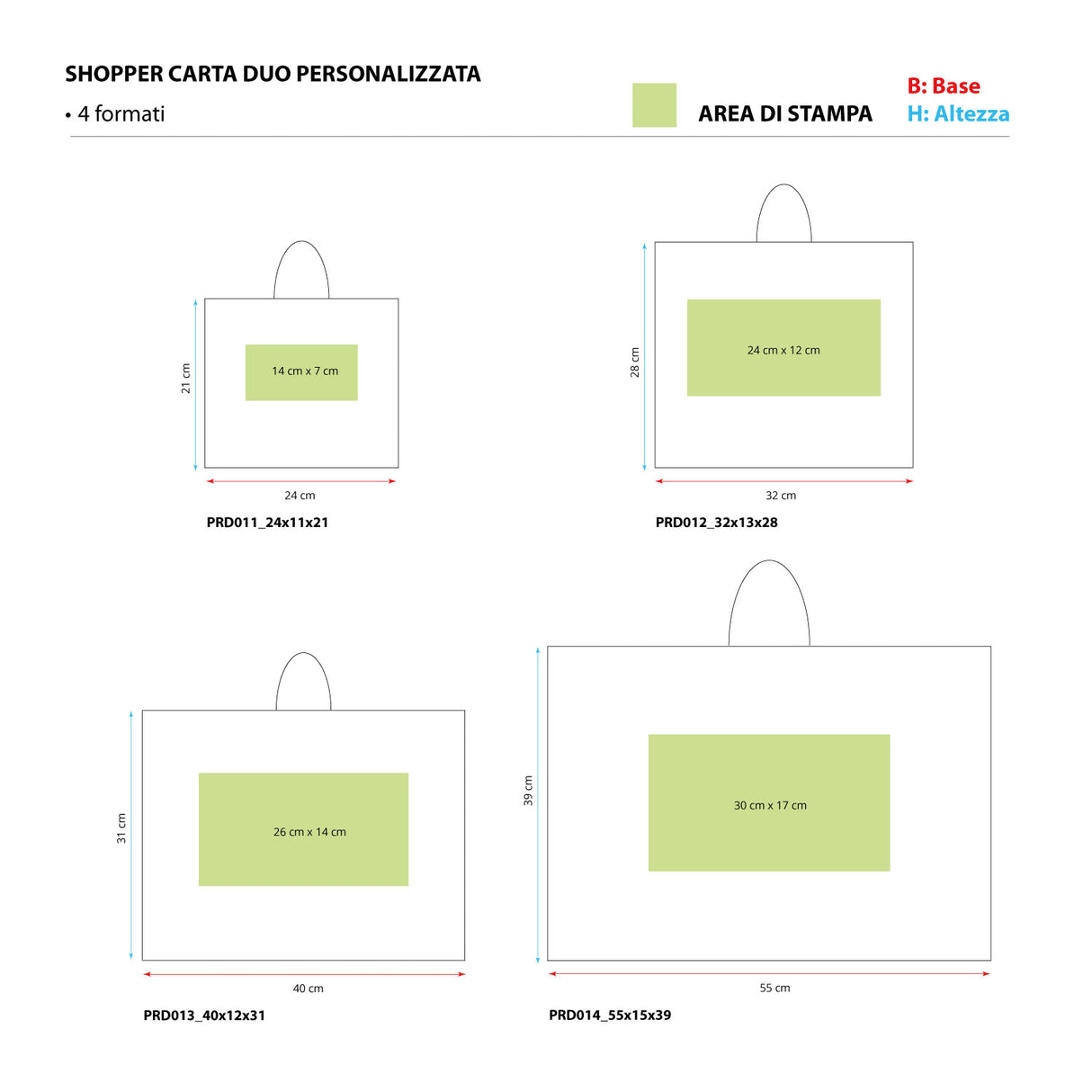 Shopper Carta Duo Personalizzate