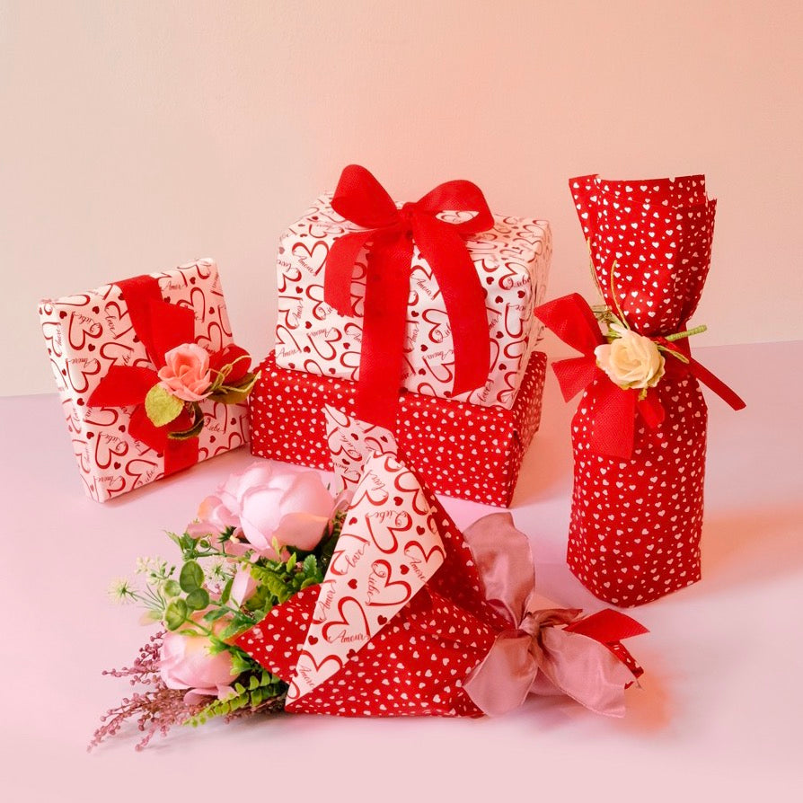 Bobina per Confezioni Regalo Love stampa 2 lati