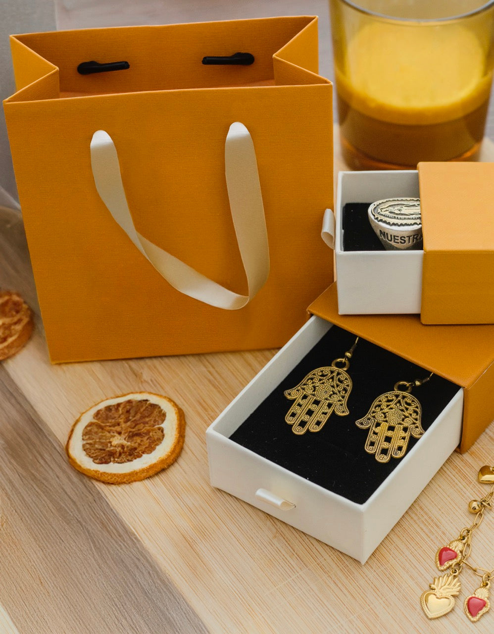 Shopper Elegance Bijoux Manico in raso