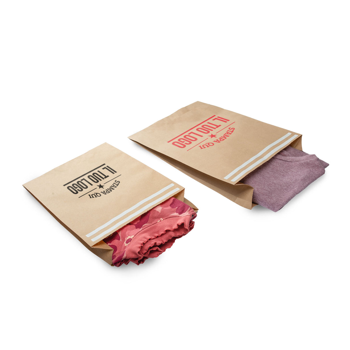 Buste Spedizione e Reso e-Flat Personalizzate Carta Kraft