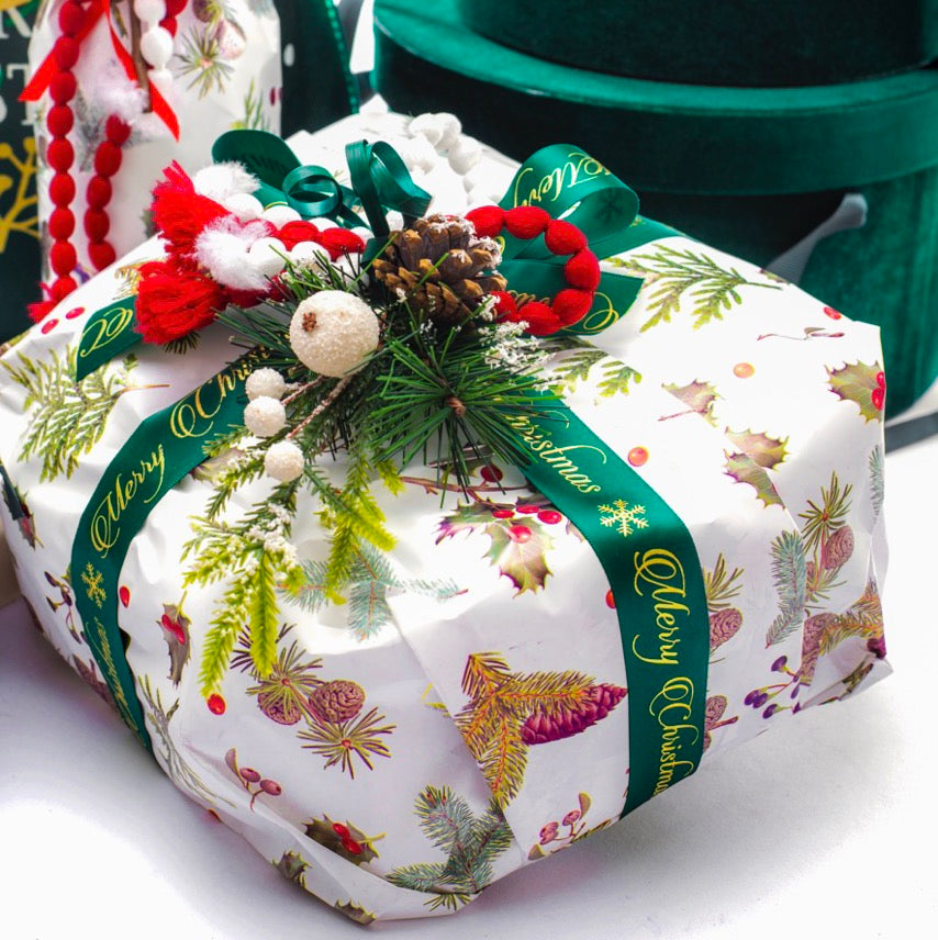 Nastro Doppio Raso Merry Christmas