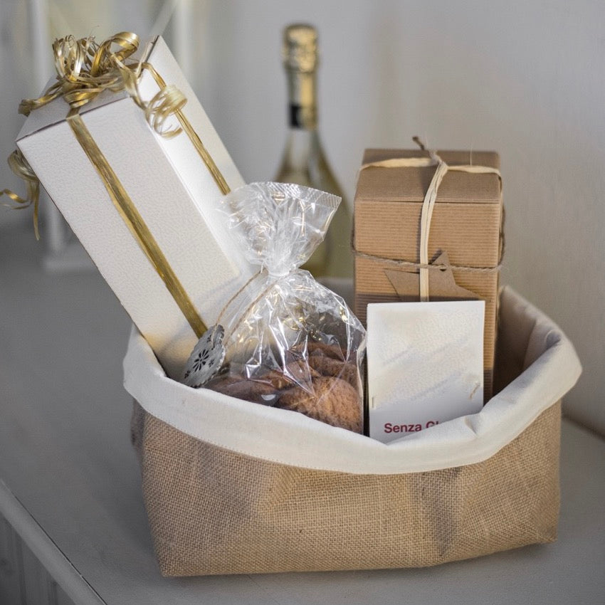 Cestino Morbido di Juta e Cotone Naturale