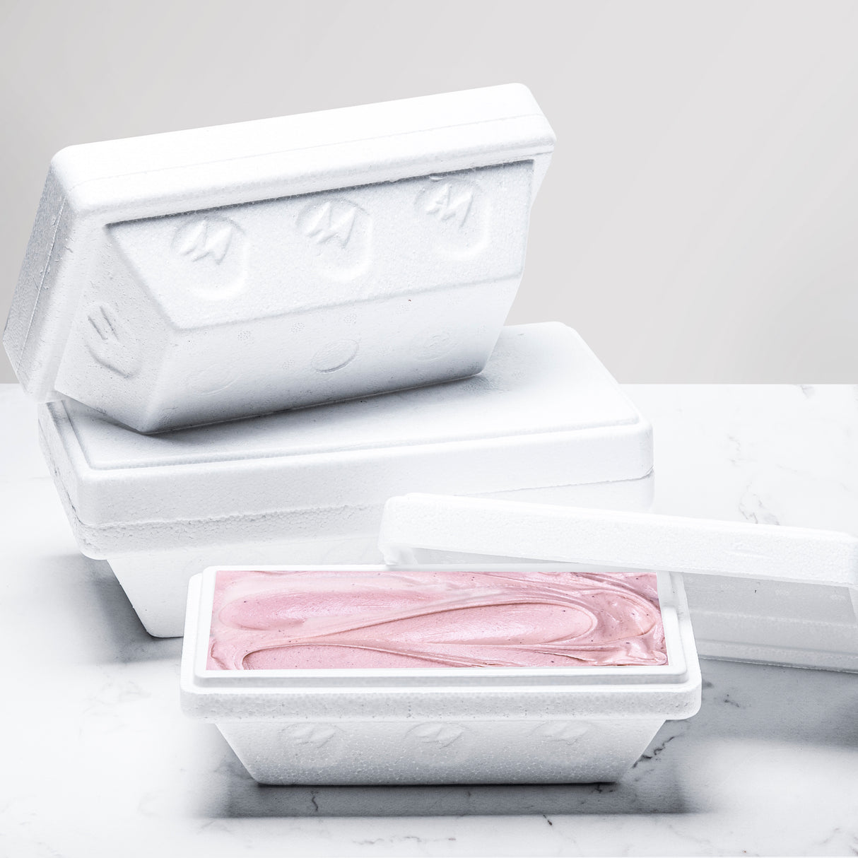 Vaschetta Gelato in Polistirolo con Velina